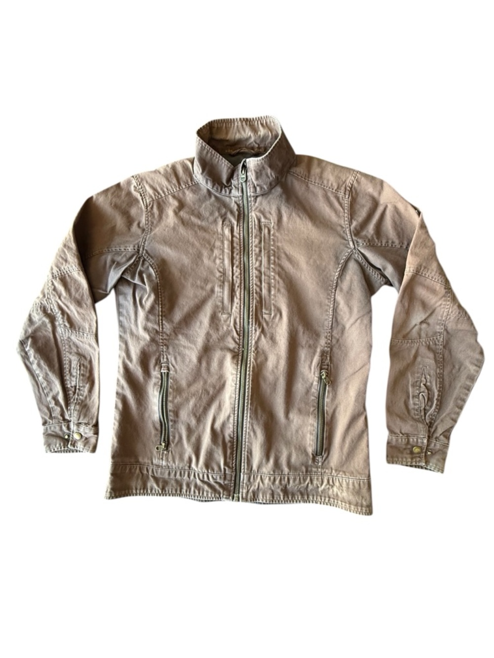 Kuhl Full Zip Canvas Jacket, Men’s Small Vintage Patina Dyed Distressed
